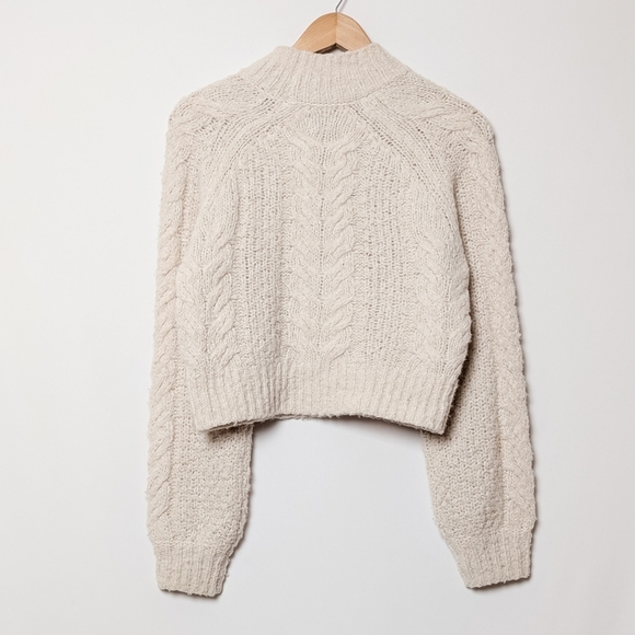 SUNDAY BEST Melly Sweater Alpaca Wool XS White ARITZIA - Picture 7 of 11